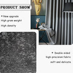 Room Divider Curtains for Ceiling Track Rod, 100% Blackout Ceiling Track - Image 3