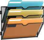 SUPEASY 3 Tier Wall File Organizer, Hanging Wall Mounted Mail Organizer by SUPEASY