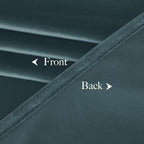 NICETOWN Greyish Blue Velvet Curtains and Drapes, Thermal Insulated Soft Window - Image 8