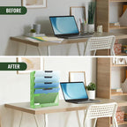 EASEPRES 6 Tier Mesh Hanging Wall File Organizer, Desk Vertical Mail Paper - Image 5