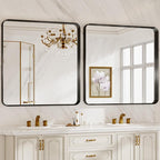 36 Inch Brushed Nickel Bathroom Mirrors - Image 3