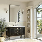 FICTOR Bathroom Vanity Mirror-Black, Shatterproof & Anti-Rust, Wall Mount - Image 6