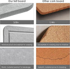 Lightomorrow Bulletin Board, 24 x 18 inches Felt Board Decorative Pin Board - Image 4