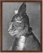 Poster Master Vintage Armored Cat by PosterMaster
