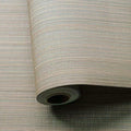 YXTII 20.8" x 393.7" Peel and Stick Wallpaper Grasscloth, Thick Brown Textured by YXTII