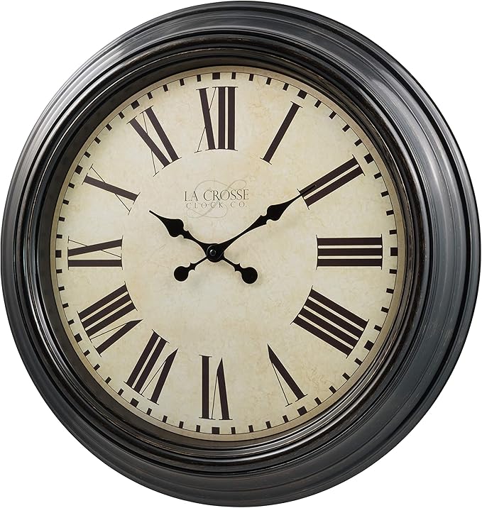 La Crosse Clock 404-2658 23-Inch Maxwell Quartz Wall Clock - Image 2