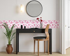 FLFK Pink Heart Wallpaper Border - Image 5
