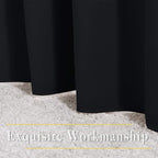 NICETOWN Black Out Dooway Curtain 80 inches Long, Grommet Thermal Insulated - Image 6