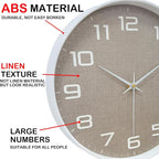 8 Inch Modern Wall Clocks Battery Operated - Image 7