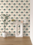 CiCiwind 17.3"×197" Pink Peel and Stick Wallpaper Floral Wall Paper Removable - Image 8
