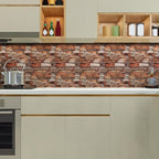 10PCS 3D Wall Panels Peel and Stick Foam, Self-Adhesive Decorative 3D Brick - Image 4