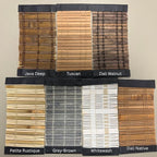 Arlo Blinds Bamboo Shade Samples – Dali Native, Dali Walnut, Java Deep - Image 2