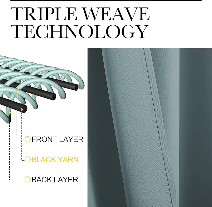 NICETOWN Privacy Room Divider Curtain Screen Partitions, Closet Door Curtain - Image 4