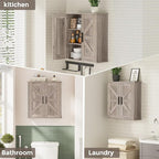Homleke Bathroom Wall Cabinet, Over Toilet Storage Cabinet - Image 6
