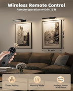 EZVALO Picture Light for Wall, 4800mAh Rechargeable Wireless Battery Lights for - Image 4