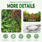 Artificial Grass Wall Panels: 20''x20'' Boxwood Hedge Panels, UV-Anti Privacy - Image 3