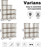 C&AHOME Wire Cube Storage, 9 - Image 3