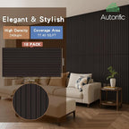 Wood Veneer Sound Panels, 10 Pack 47.2”x23.6” Wall Panels, Decorative Acoustic - Image 4