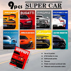 CSLGQGV Car Poster Vintage Racing Car Wall Art Supercar Canvas Prints Painting - Image 4
