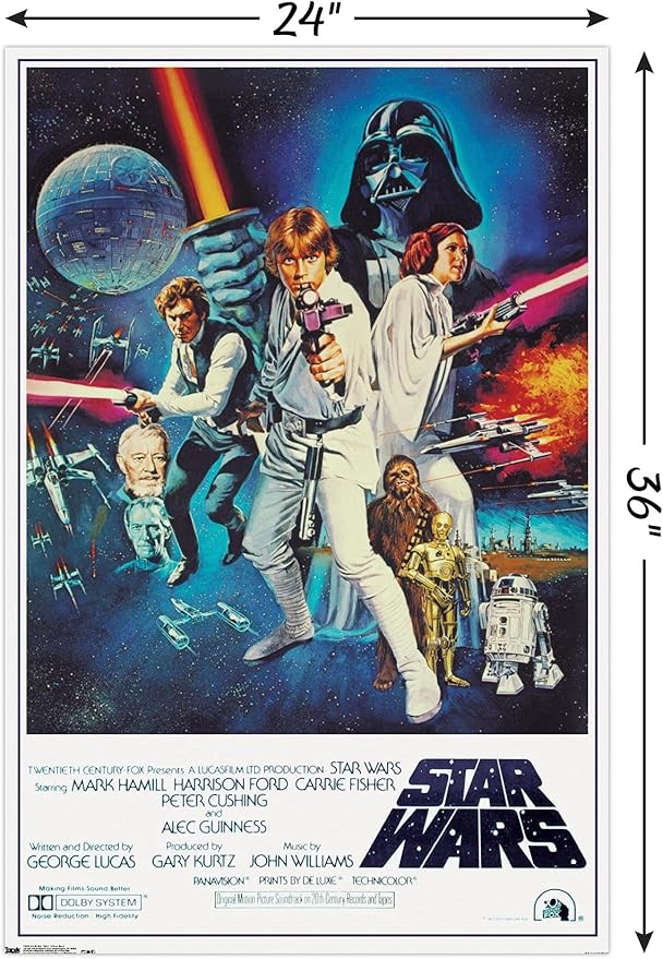 Trends International Star Wars IV One sheet Collector's Edition Wall Poster 24" - Image 3