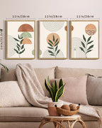 PHOPAGO Boho Wall Art Sage Plant Botanical Bohemain Framed Wall Printing - Image 9