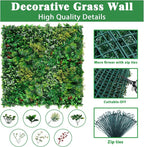 Yangrass Artificial Grass Wall Panels, Faux Greenery Privacy Fence Screen - Image 3
