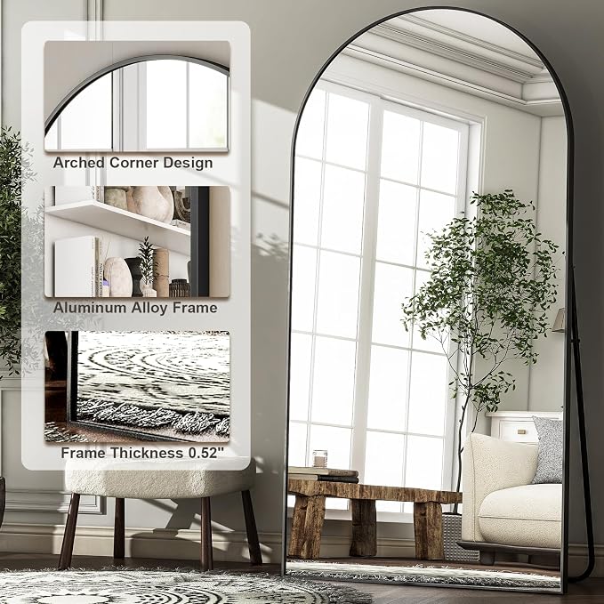 HARRITPURE 76"x46"Full Length Mirror - Image 3