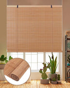 FoundGo Retro Bamboo Blinds 72" W x 72" H Bamboo Roman Shades Light Filtering by FoundGo