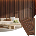 6 Pack Wood Panels for Wall, 47.24" x 12.79" Acoustic Wood Slat Wall Panel for by Vellorise