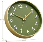Mosewa Wall Clock 10 Inch, Battery Operated Silent Non-Ticking Modern Analog - Image 3