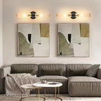 Black Gold Battery Operated Wall Sconces Set of 2, Rechargeable Wall Lights - Image 8