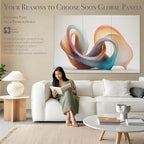 Soon Global Acoustical Wall Panels, 72 X 48 Inches Art Acoustic Panels - Image 6