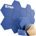 18 Pack Self-Adhesive Acoustic Panels 12" X 10" X 0.4" by Dailycooper