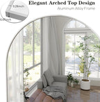Prywot Arched Full Length Mirror, Dressing Room - Image 11