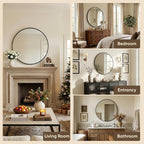 Antok 24 Inch 2PCS Round Mirror - Image 7