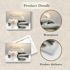 EOBTAIN Zen Spa Bathroom Wall Art Garden Butterfly and Flower Stone Relaxing - Image 6
