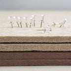 Bulletin Board, 24 x 18 inches Felt Board Decorative Pin Board, Cork Board - Image 6