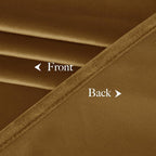 NICETOWN Gold Brown Velvet Curtains 2 Panels, Luxury and Soft Backdrops - Image 8