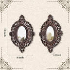 ZEXUIRU 4 Set. Rustic Wall Mirrors - Image 6