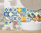 FLFK Wall Border Tile Stickers Peel and Stick Wallpaper Border - Image 5