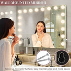 ROLOVE 32"x24" Hollywood Vanity Mirror - Image 6