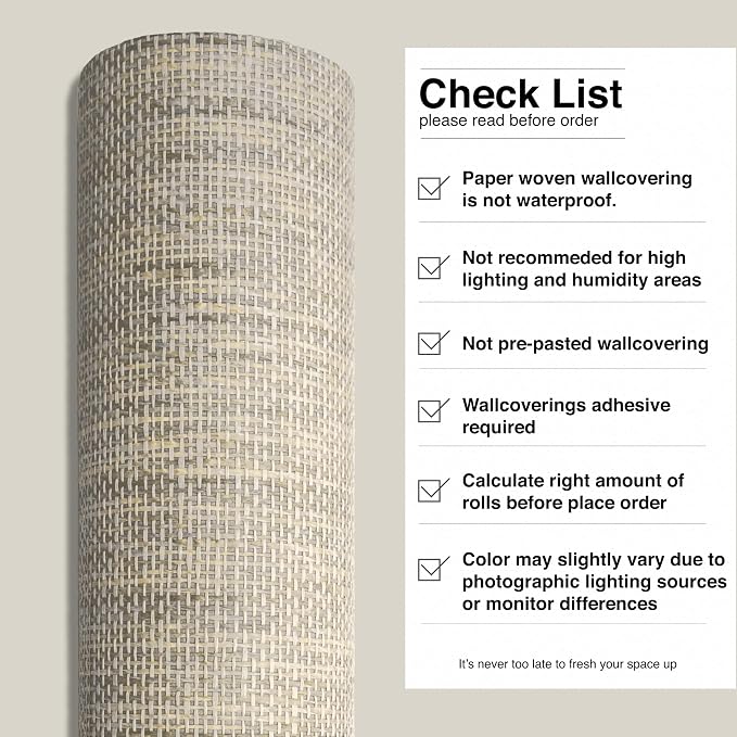 Ansehan Grasscloth Textured Wallcovering W712 Terraces Collection 36" W x 8 - Image 8