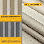 Room Divider Curtain Sets with Flexible Ceiling Track, Privacy Soundproof - Image 6