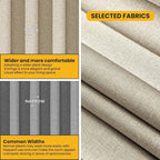 Room Divider Curtain Sets with Flexible Ceiling Track, Privacy Soundproof - Image 4