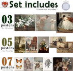 LANCHI95 15PCS Vintage European Gallery Wall Art Set, Classic French Country - Image 2