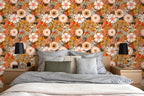 HAOKHOME Boho Peel and Stick Wallpaper Floral Wall Paper Removable - Image 2
