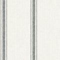 Chesapeake Linette Fabric Stripe Wallpaper, Strippable, 20.5 in x 33 ft by Chesapeake