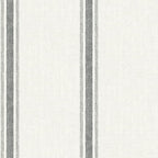 Chesapeake Linette Fabric Stripe Wallpaper, Strippable, 20.5 in x 33 ft by Chesapeake
