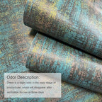 JiffDiff Vintage Metallic Peel and Stick Wallpaper Industrial Metallic Concrete - Image 6