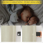 NICETOWN Room Darkening Bedroom Curtains 84 inches Long, Pinch Pleated Curtains - Image 3